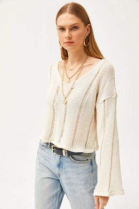 بلوز نباتی زنانه ساده Olalook - کد 804735118
