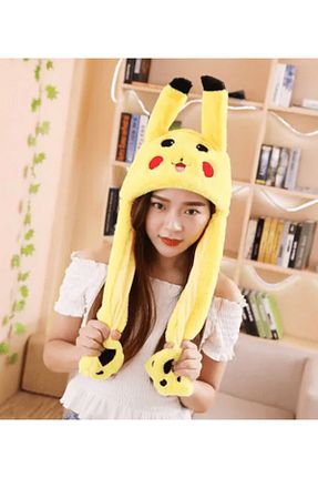 کلاه زرد زنانه پنبه ای DÜKKAN DESİGN - کد 804887575