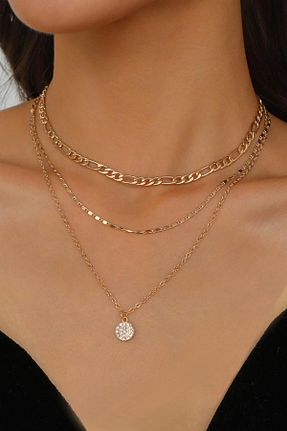 گردنبند جواهر طلائی زنانه New Obsessions - کد 375697135