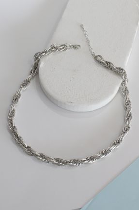 گردنبند جواهر زنانه استیل ضد زنگ کد 322897020