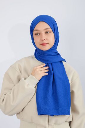 شال سرمه ای زنانه پنبه ای hijabchi - کد 804595618