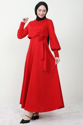 لباس قرمز زنانه رگولار بافتنی کد 804827861