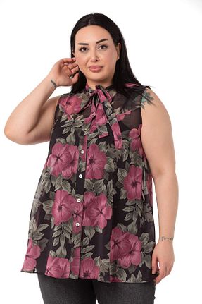 پیراهن سایز بزرگ بنفش زنانه سایز بزرگ DISENTIS MODEST - کد 804835376