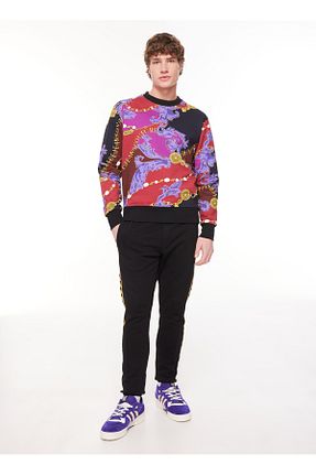 شلوار کرمگن مشکی مردانه اسلیم فیت VERSACE JEANS COUTURE - کد 804963027