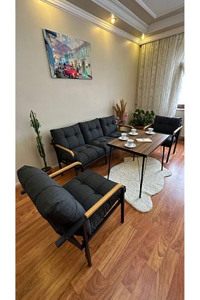 ست مبل طوسی 3+1+1 MODERN - کد 804794569