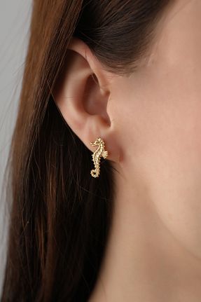 گردنبند نقره طلائی زنانه 925 عیار NİZANKA JEWELRY - کد 804858012