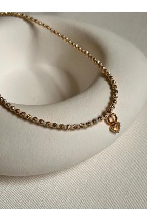 گردنبند جواهر طلائی زنانه روکش طلا کد 805157170