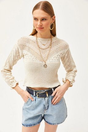 بلوز نباتی زنانه Ajurlu Olalook - کد 804735129