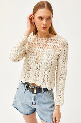 بلوز نباتی زنانه Ajurlu Olalook - کد 804735194