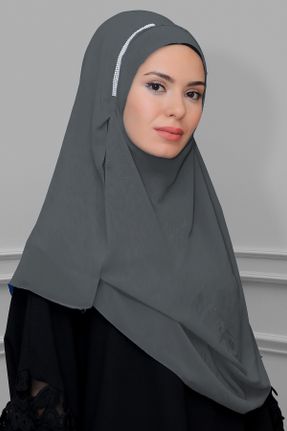 شال طوسی زنانه شیفون کد 209129437