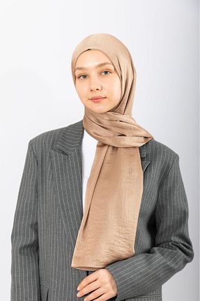 شال قهوه ای زنانه hijabchi - کد 804577696