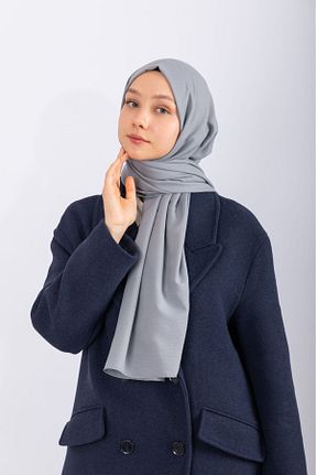 شال طوسی زنانه پنبه ای hijabchi - کد 804595383