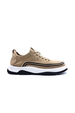 کفش کژوال قهوه ای مردانه پارچه نساجی پاشنه کوتاه ( 4 - 1 cm ) پاشنه ساده کد 804602588