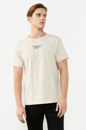 تی شرت طوسی مردانه اورسایز یقه گرد تکی طراحی کد 804541537