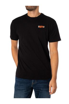 تی شرت مشکی مردانه رگولار کد 805135327