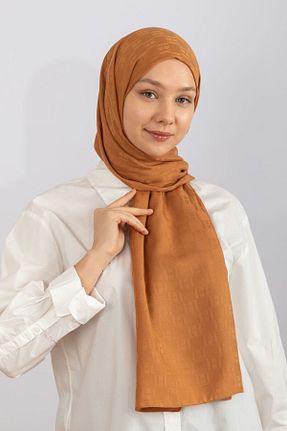 شال بژ زنانه پنبه ای hijabchi - کد 804572983