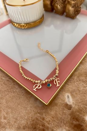 دستبند جواهر طلائی زنانه کد 443641829