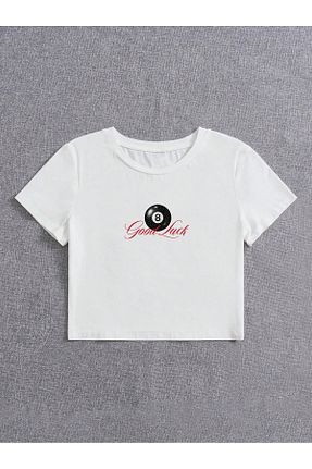 بلوز سفید زنانه چاپی Jose Clothing - کد 804480171