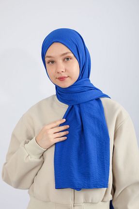 شال سرمه ای زنانه پنبه ای hijabchi - کد 804595618