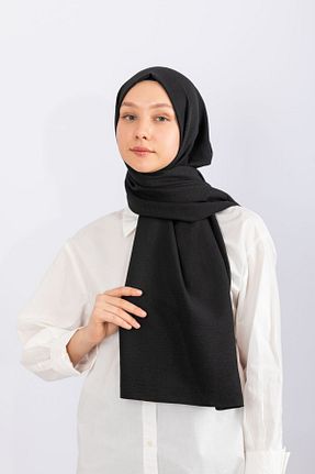شال مشکی زنانه پنبه ای hijabchi - کد 804595319