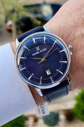 ساعت مچی سرمه ای مردانه 43 میلی متر Daniel Klein - کد 804495931