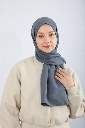 شال طوسی زنانه پنبه ای hijabchi - کد 804596966