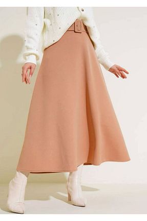 دامن حجاب بژ زنانه اسلیم فیت modasindoma - کد 804509510