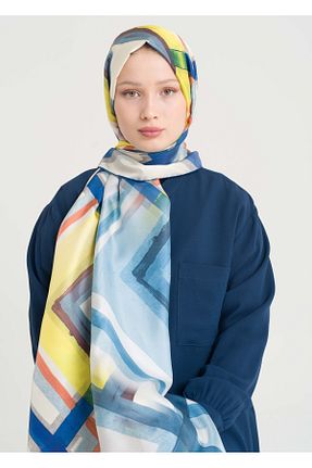 شال رنگی زنانه ابریشم Armağan - کد 804940403