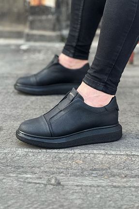 کفش اسنیکر مشکی مردانه چرم مصنوعی BZ Moda - کد 805016615
