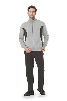 ست کرمکن اسپرت طوسی مردانه پنبه ای Pierre Cardin - کد 795600781