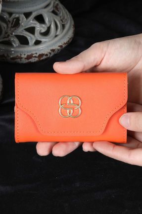 کیف دستی نارنجی زنانه سایز کوچک چرم مصنوعی کد 805047292