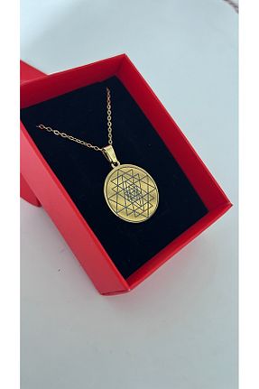 گردنبند استیل ( فولاد ) طلائی زنانه استیل (فولاد) Alışveriş Bekçisi - کد 805076395