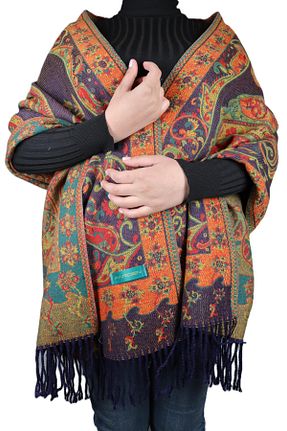 شال گردن مشکی زنانه کشمیر Farden Tekstil - کد 805517144