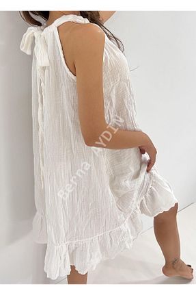 لباس سفید زنانه بافتنی bernaaydın - کد 805494775