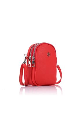 کیف پستچی قرمز زنانه چرم مصنوعی Getcho - کد 744555580