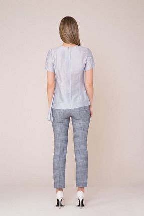 شلوار سرمه ای زنانه پارچه GIZIA - کد 6456559