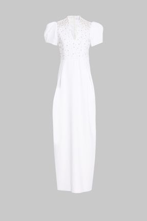 لباس نباتی زنانه بافتنی پلی استر رگولار آستین-بلند کد 376423594