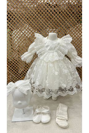 لباس سفید بچه گانه بافتنی PARK BEBE - کد 799051711
