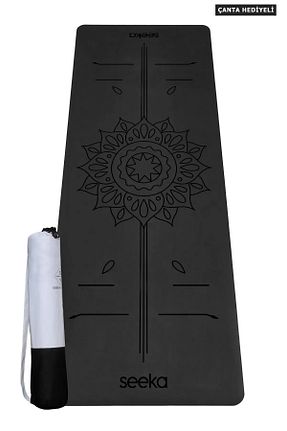 تشک و زیرانداز پیلاتس مشکی 4 میلی متر Seeka Yoga - کد 634617061