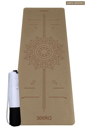 تشک و زیرانداز پیلاتس قهوه ای 4 میلی متر Seeka Yoga - کد 634618008