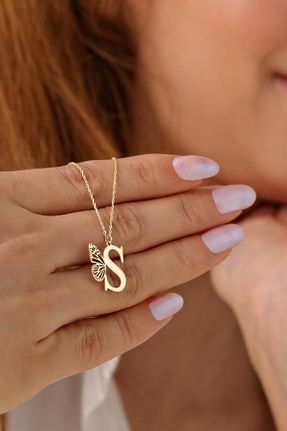 گردنبند نقره طلائی زنانه 925 عیار HomSilverjewelry - کد 762034810
