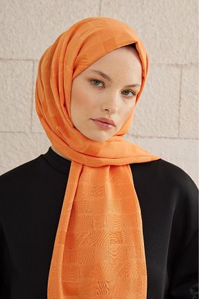 روسری نارنجی Ahel Tasarım - کد 804345015