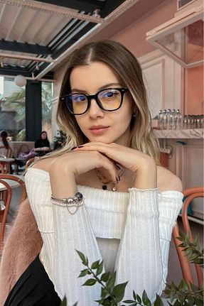 عینک محافظ نور آبی نارنجی زنانه مات COOLANDBETTER - کد 805635320