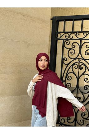 شال زرشکی زنانه chale monde - کد 805386184