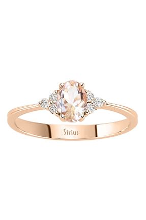 انگشتر برلیان قرمز 8 عیار Sirius Pırlanta - کد 79219977