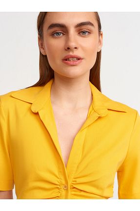 لباس نارنجی زنانه بافتنی Dilvin - کد 306110300