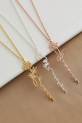 گردنبند نقره صورتی زنانه 925 عیار BERCHINE - کد 234014982