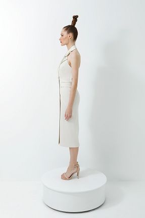 لباس بژ زنانه بافتنی 4G GIZIA - کد 701417455