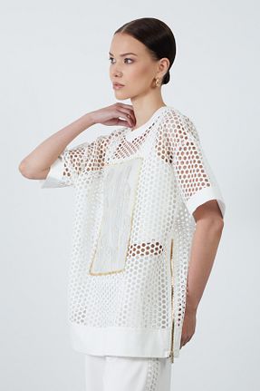 بلوز نباتی زنانه ساده GIZIA - کد 798187031
