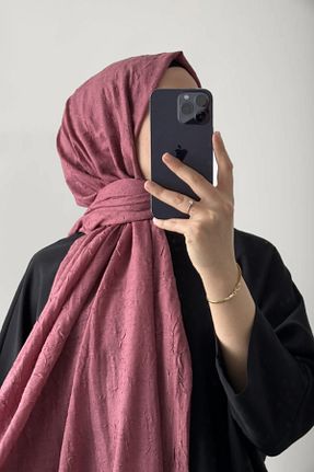 شال صورتی زنانه LotuScarff - کد 805728095
